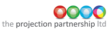 The Projection Partnership - Large screen HD Video projection video and data projection systems Logo