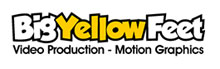 Big Yellow Feet - Corporate Video Production & Motion Graphics Logo