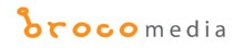 Broco Media (corporate video production and music production) Logo