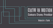 Crew in motion Camera Crew Valencia-Spain Logo