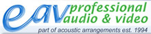 EAV Pro Audio and Video Logo