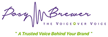 Posy Brewer British Female VoiceOver Artist Logo