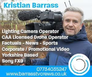 Barrass TV Crews – Kristian Barrass lighting camera operator & self-shooting director