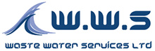 Waste Water Services On Set Location Logo