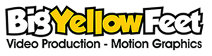 Big Yellow Feet - Post Production Logo