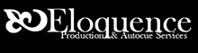 Eloquence Autocue Services Edinburgh Scotland Logo
