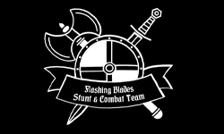 Flashing Blades Stunt and Combat team Logo