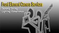 Jeremy Irving Front Element Camera Services Cameraman Logo