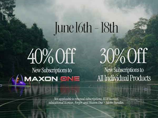Save Up To 40% On New Subscriptions Of Maxon One